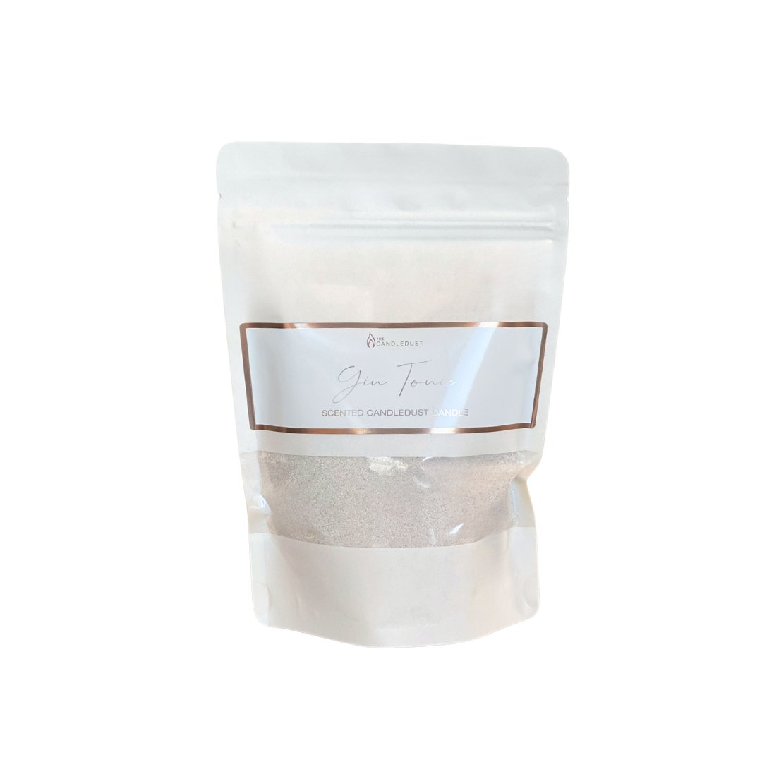 1. Candledust Gin+Tonic powdered candle refill kit in eco-friendly packaging