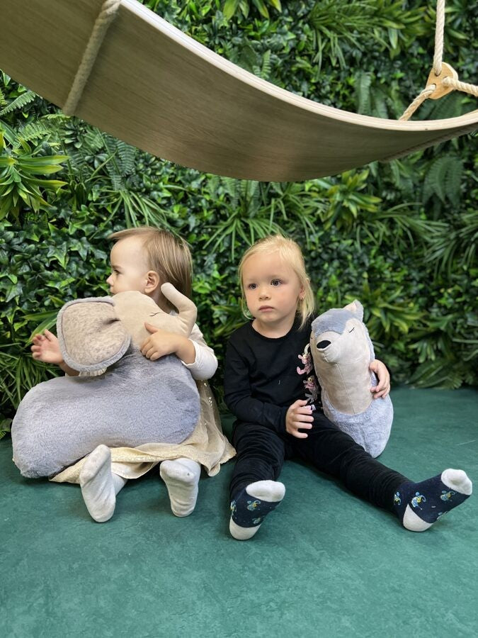 Handmade Wolf Soft Toy Pillow