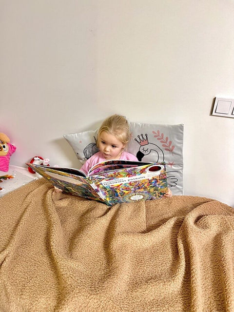 Handmade Bedspread & Blanket Teddy - Sand