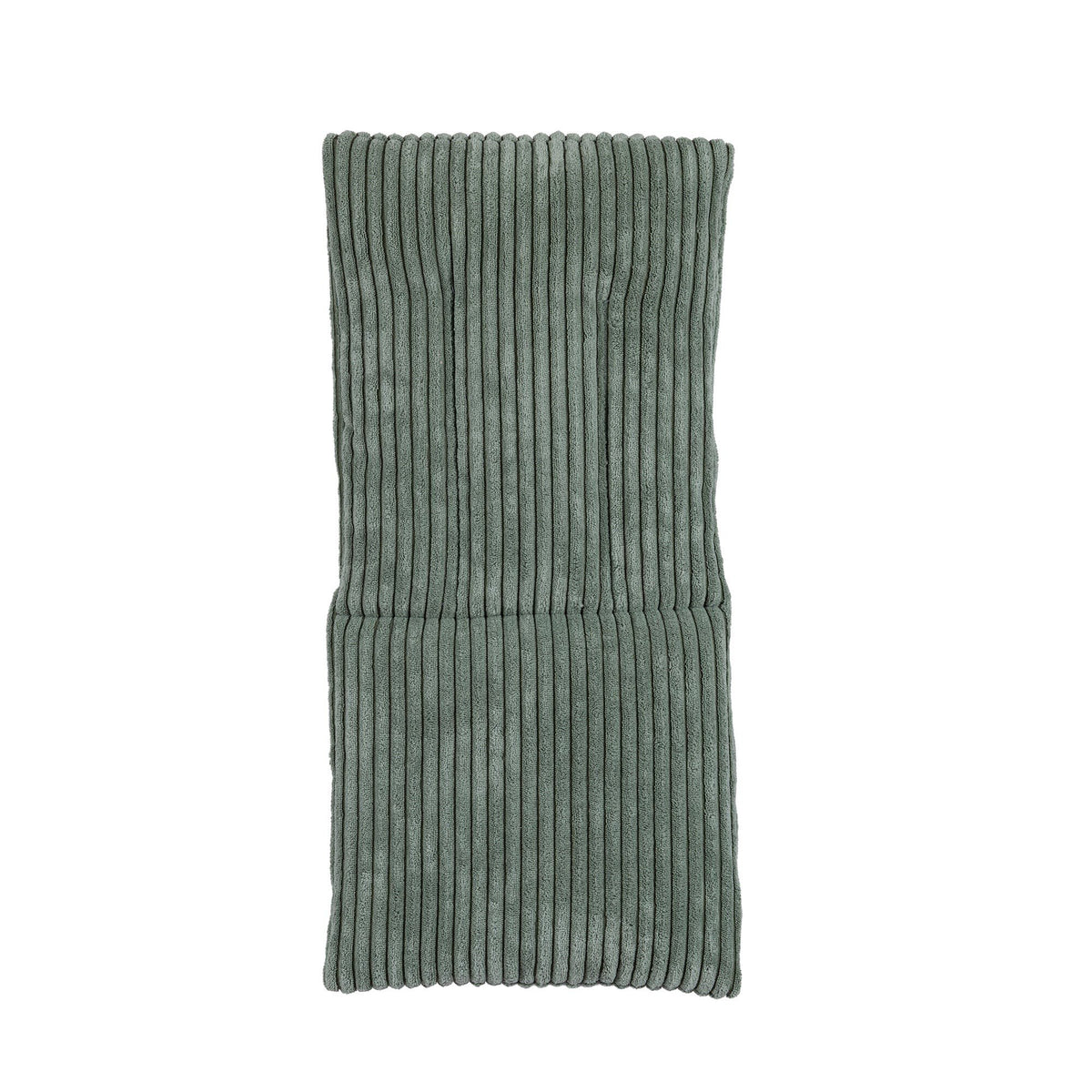 2. Olive green ribbed corduroy fabric laid flat, used for MeowBaby swing seat cushion