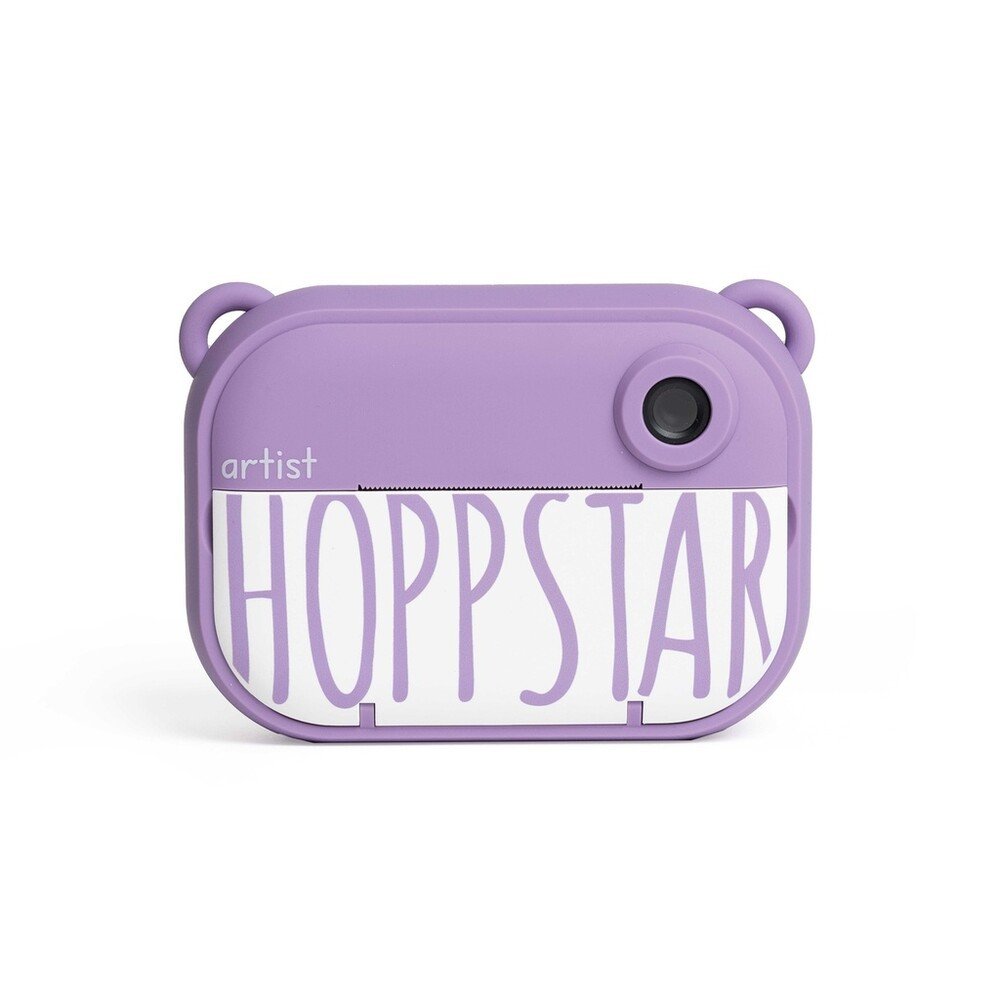 2. Purple Hoppstar kids camera with bear ear design on white background