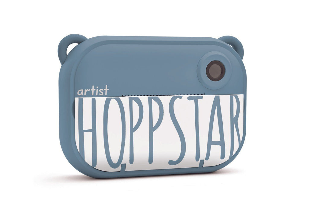 2. Blue Hoppstar kids camera with bear ear design on white background
