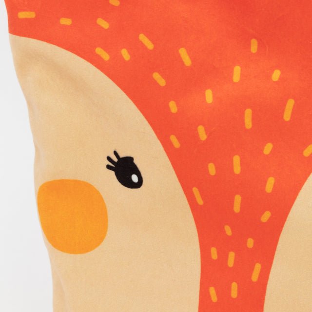 10. Close-up of Muni fox backpack design, highlighting detailed artwork