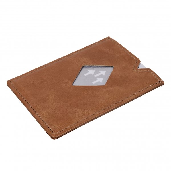 12. EXENTRI City sand cardholder with diamond pattern shown flat