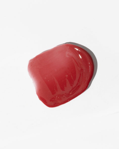 3. Close-up of LUUV Lip Gloss Balm in Perfect shade, showing glossy texture and rich color