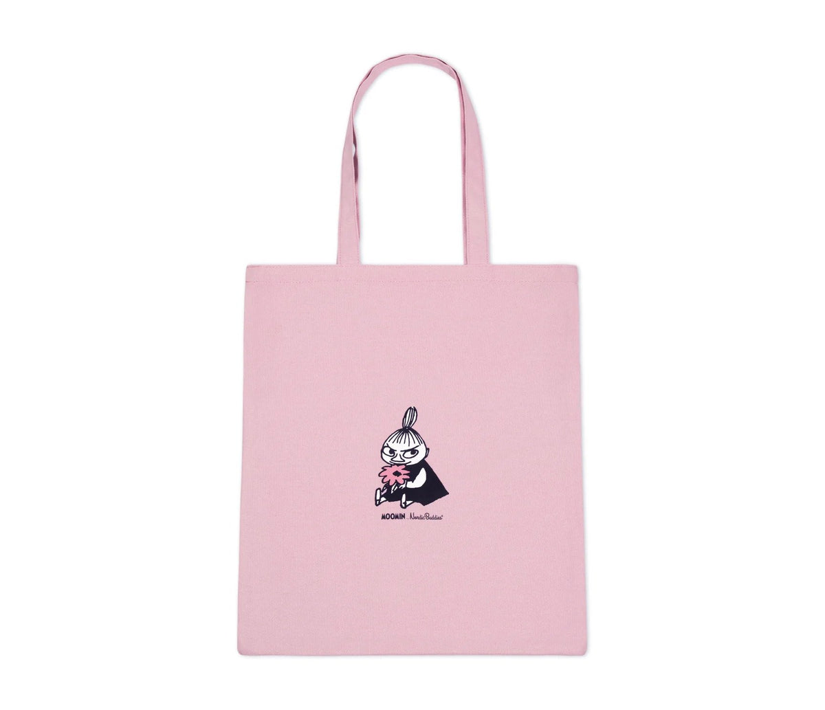 2. Little My pink tote bag by Moomin NordicBuddies, featuring character print, studio shot