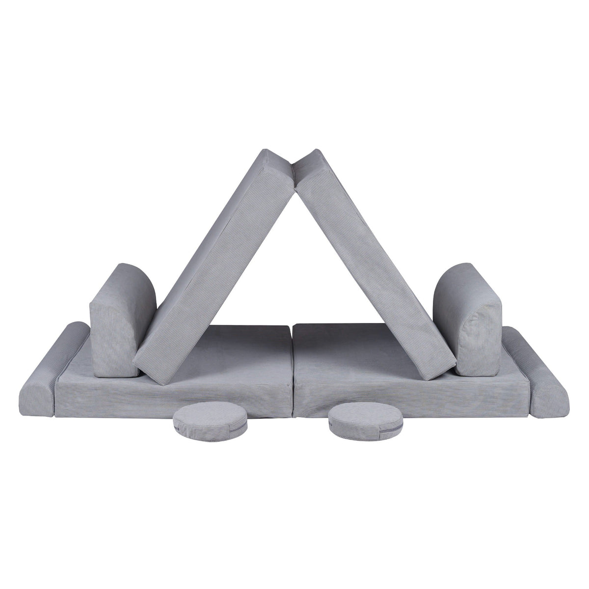 MeowBaby® Large Slimcord Premium Sofa - Gray