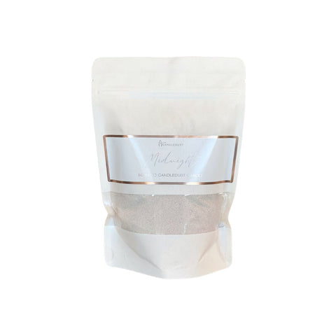 2. Candledust Powdered Candle Refill Kit - Midnight 330g in sealed packaging, showing product label