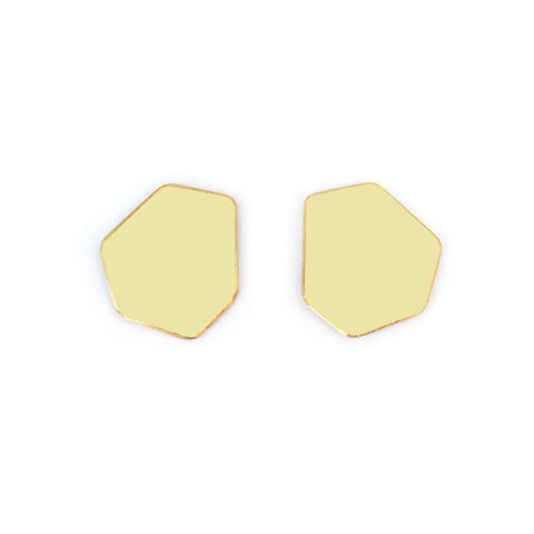 2. Lisa Kroeber Jewellery MINI earrings in light yellow, studio shot