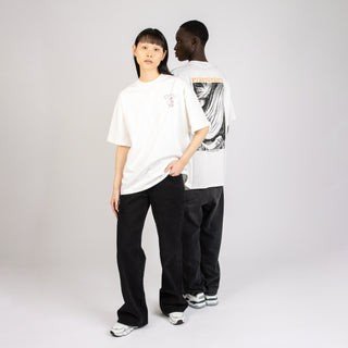 9. Size chart for Moomin unisex t-shirt, showing measurements for sizes XS to XXL