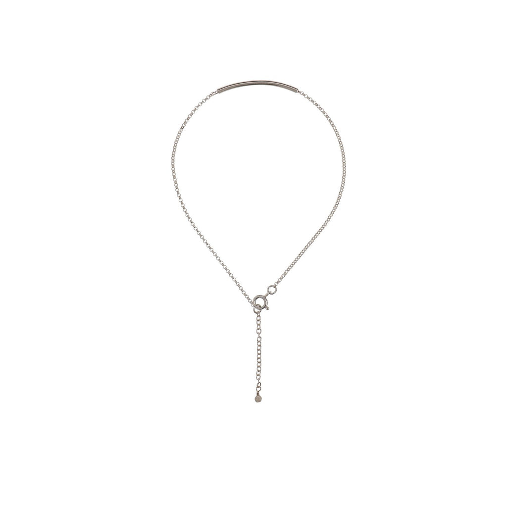 1. New Vintage by Kriss stripped anklet in 925 silver and gold plated silver, adjustable length, studio shot