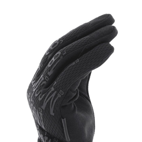 3. Close-up of black Mechanix glove showing side view and breathable TrekDry material