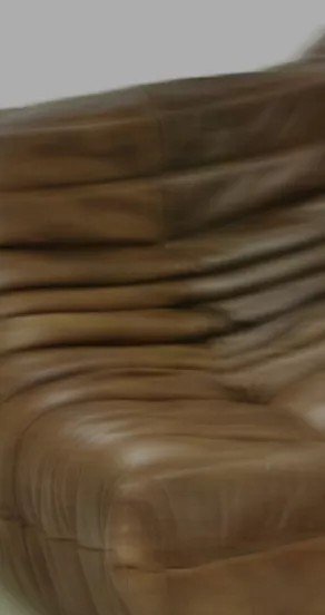 3. Close-up of brown leather texture symbolizing the leather notes in the fragrance