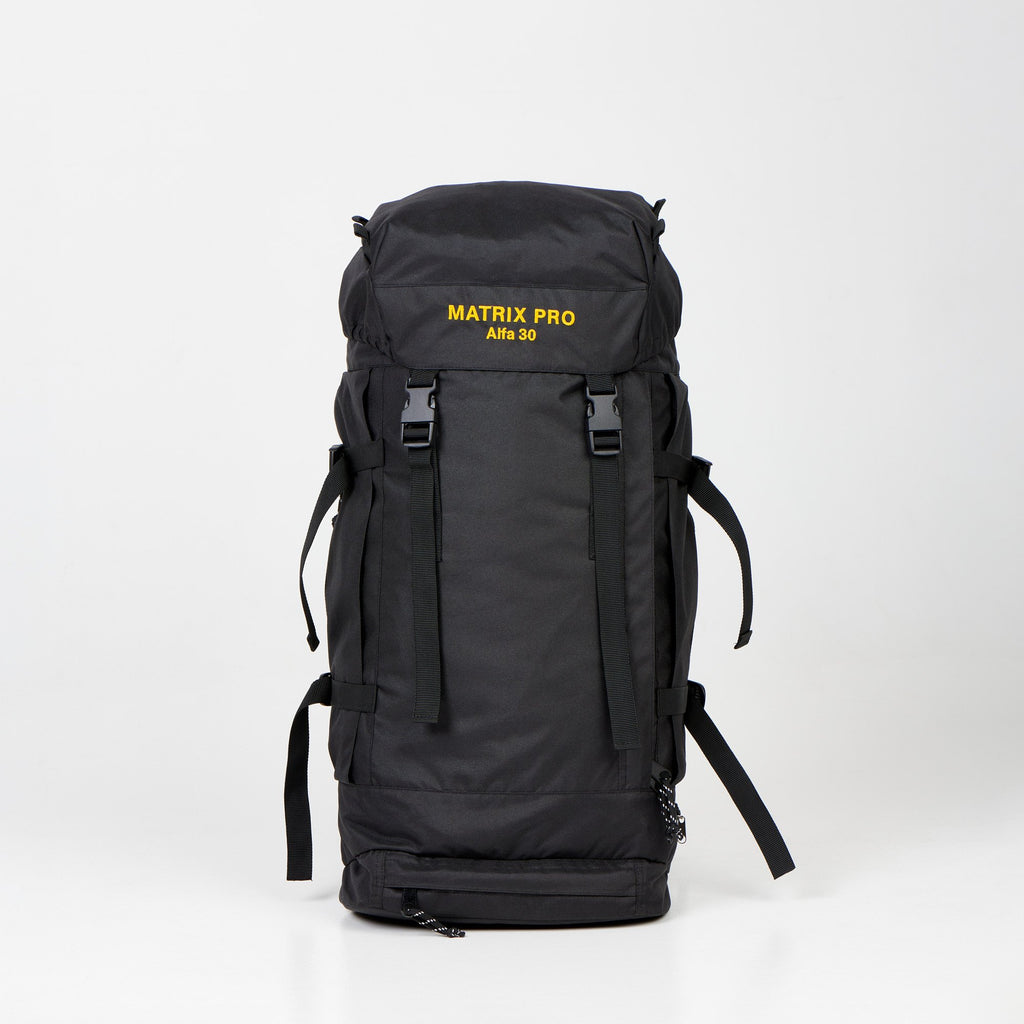 6. Front view of Matrix Pro Alfa 30 hiking bag in studio setting