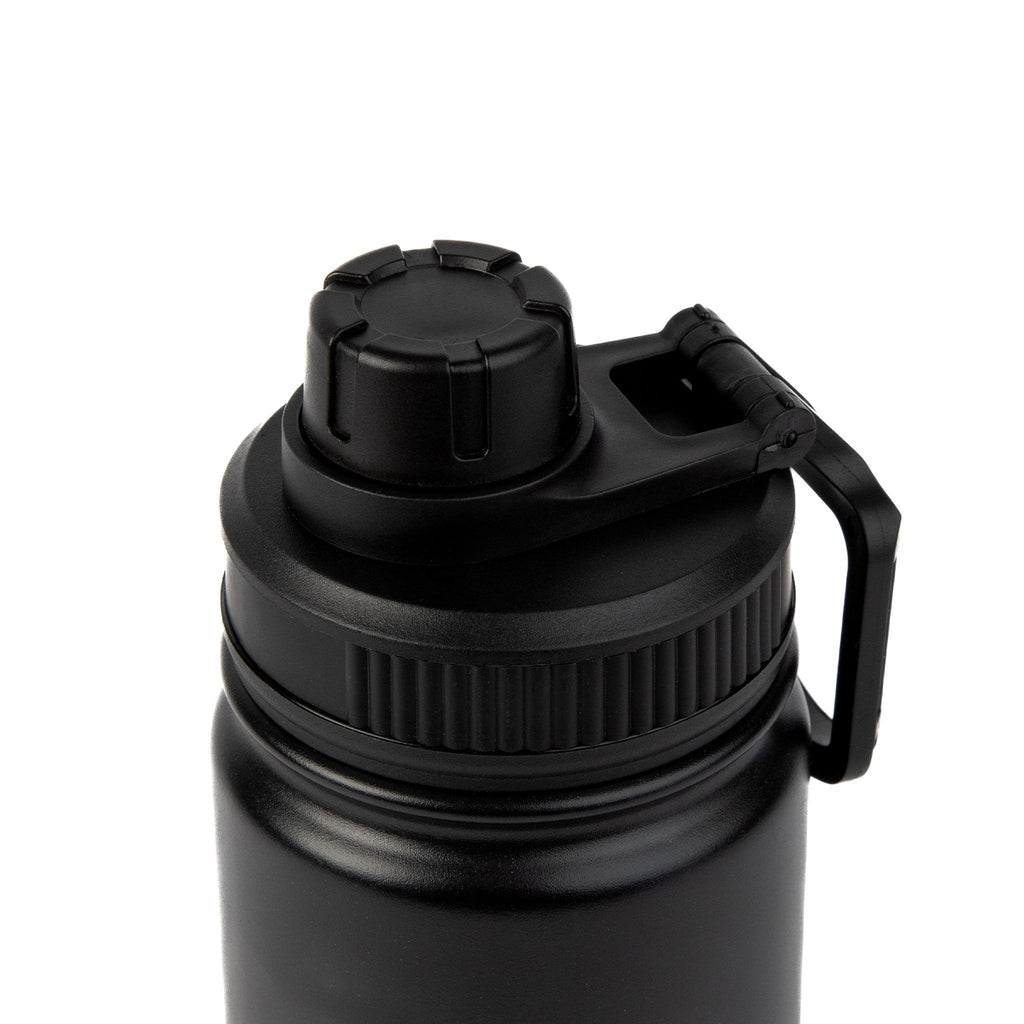 4. Close-up of Pippi Thermal Everyday Bottle's closed cap and handle, showcasing functionality