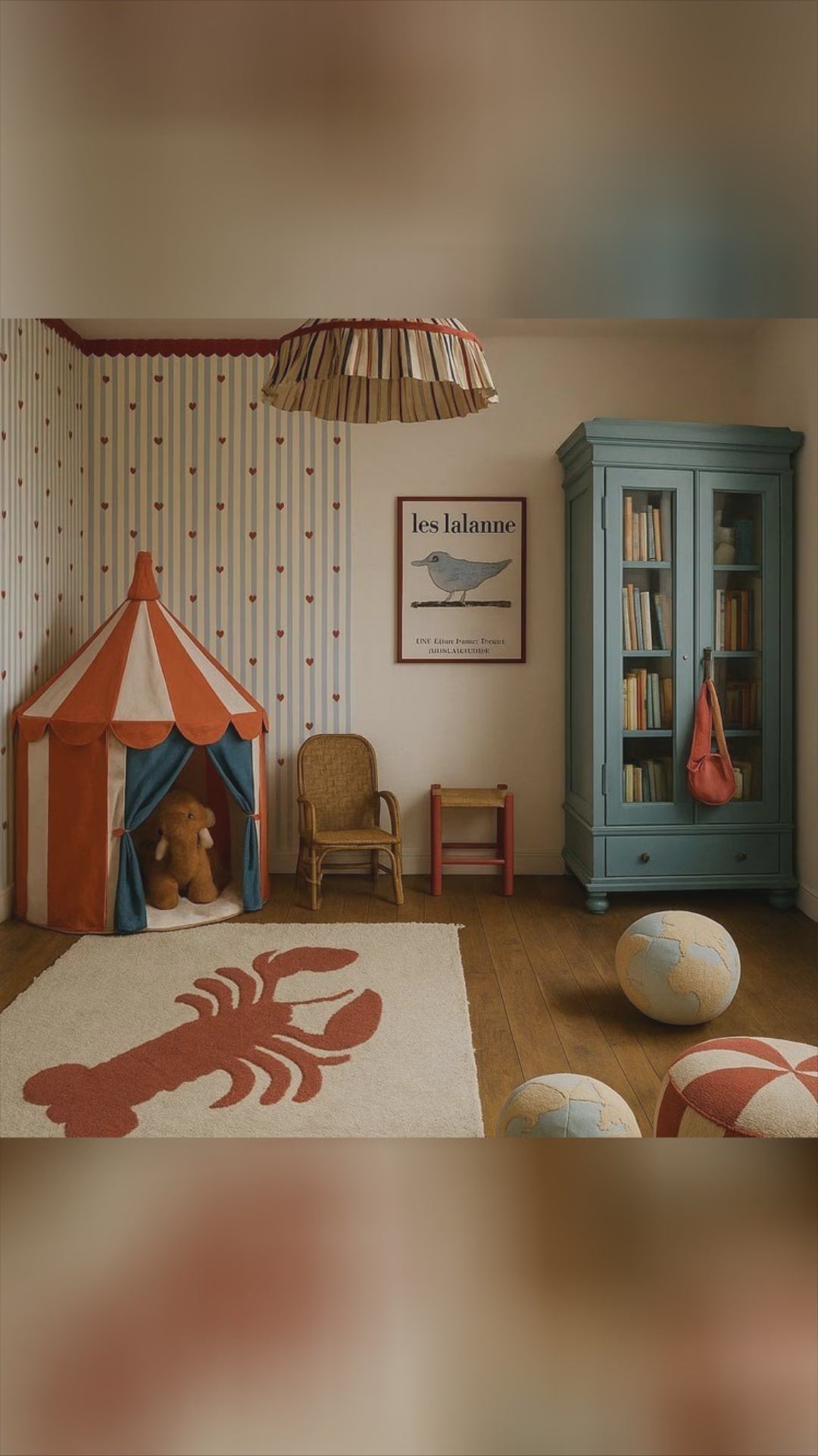 🚀 Ready to upgrade your child's space? With dreamy pastel stripes and playful hearts, our Dekornik wallpaper brings that classic French whimsy home. Perfect for creating magical moments in cozy corners. Each stripe tells a story, inviting imagination to run wild. Easy to apply, made to European standards. Bring fairytales to life! Discover more—link in bio. HomeDecor 🌟