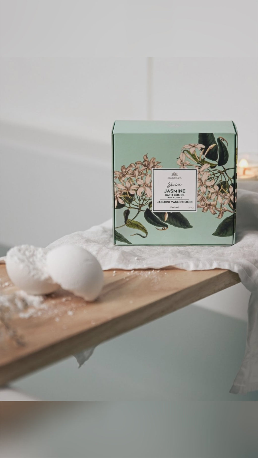 🛁 Ready to elevate your bath ritual? Turn your tub into a spa with these Divine Jasmine Bath Bombs. Let the soothing Vitamin E and European-crafted petals wrap you in luxury. Swipe these gems to transport your senses and skin to cloud nine. It's more than a bath, it's a moment. Is your bathroom ready for the transformation? Dive into softness and share the glow. Tap link in bio to explore the lushness. SelfCare MagradaMagic BathTime