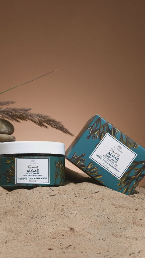 🌊 Smooth, firm, glow. #MagradaOrganicCosmetics Algae Body Mask (200 ml) blends Baltic mud + peat, shea & cranberry for toned, hydrated skin. Vegan, clean, made in #Estonia. -10% with SOCIAL10. Shop: https://nooredx.ee/products/firming-algae-body-mask-with-therapeutic-mud-200-ml #NooredX #Anticellulite #Skincare