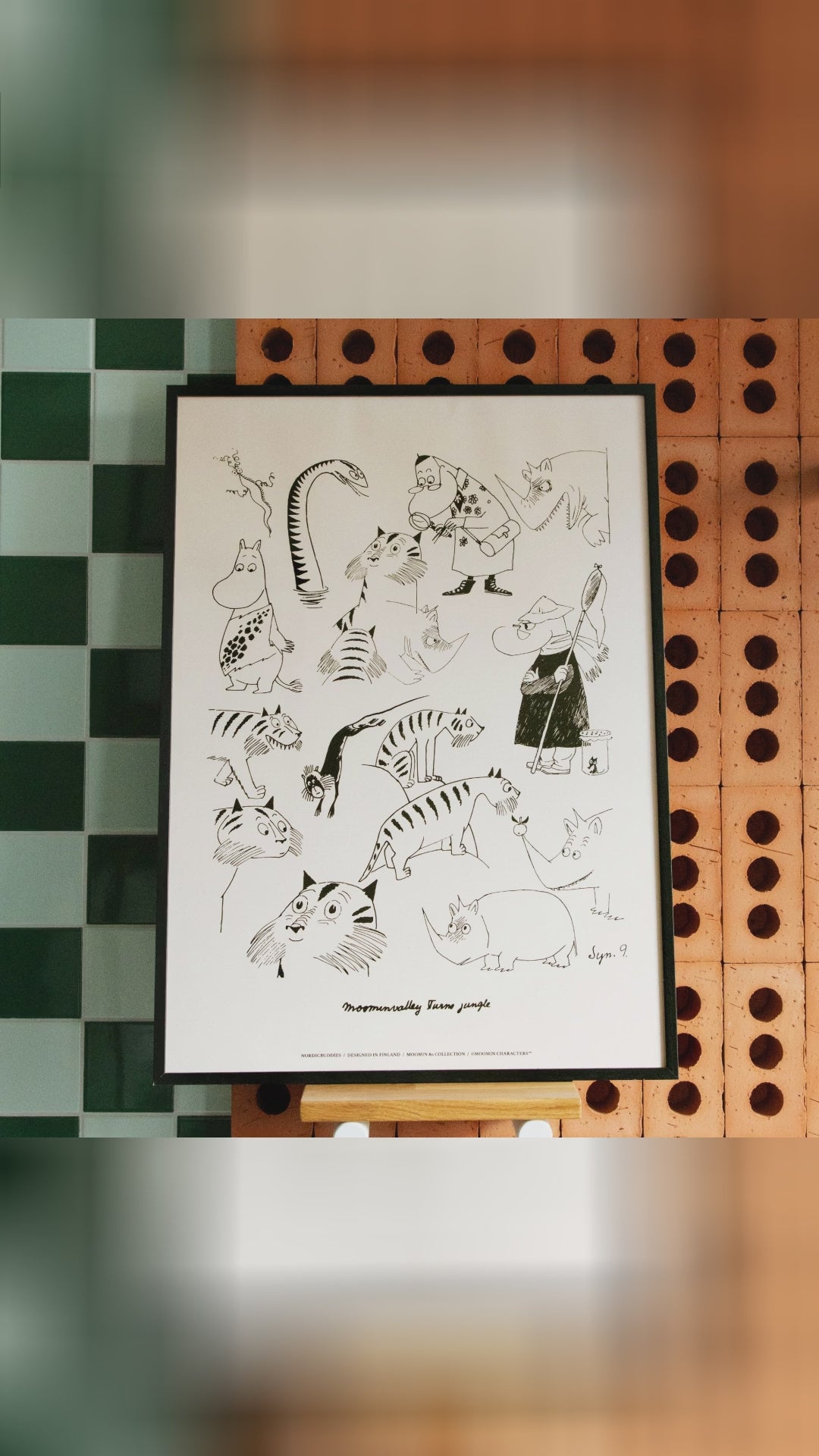 🌿 Bring Moomin magic home! 30x40 cm poster on 200g silk paper, designed & made in Helsinki. Frame not included. New #Moomin x #NordicBuddies at #NooredX. Use code SOCIAL10 for 10% off. Shop 👉 https://nooredx.ee/products/moomin-jungle-poster-30x40-cm #HomeDecor #WallArt #MadeInEurope #Estonia #EU