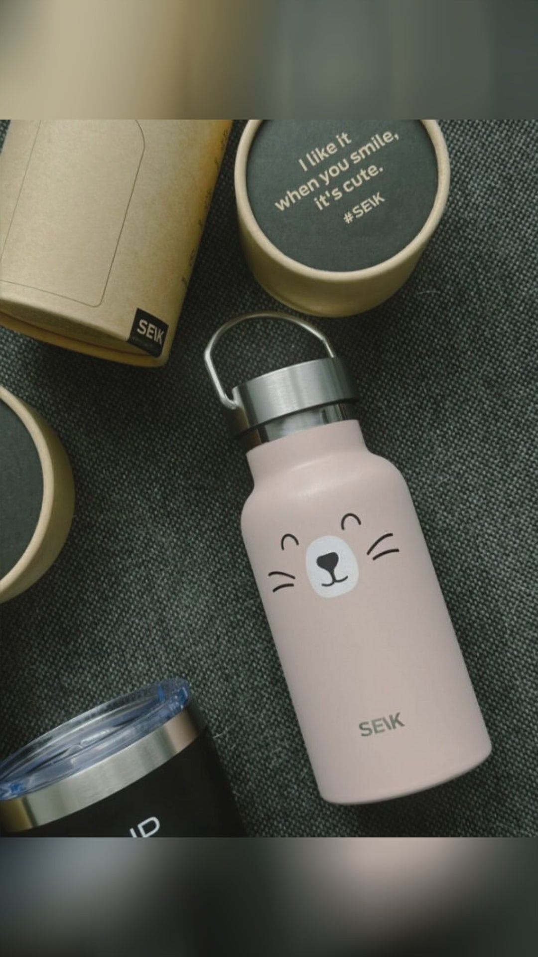 😺 Who else needs a water bottle that smiles back?




Vacuum-insulated 350ml stainless steel #ThermoBottle keeps drinks cold 12h, hot 6h. Leakproof cap and non-slip grip for class, gym or city walks.

Cute pink cat design with a motivational slogan, packed eco-consciously. Your desk, backpack and refill station just got happier #BackToSchool.

Grab yours, link in bio. Use SOCIAL10 at checkout. #SEIK #HomeAndGifts