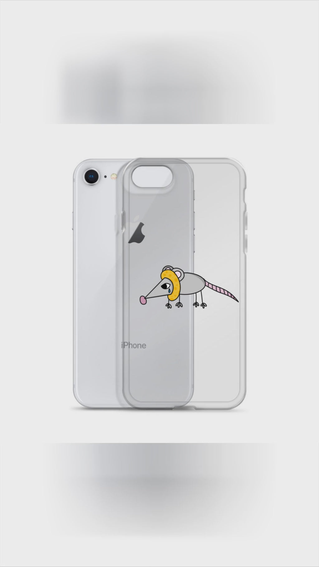 🐭 Clean look, cheeky energy? Meet the Rat Clear Case that keeps your iPhone protected without hiding it. Solid polycarbonate back, flexible sides, raised bezel, precision cutouts, wireless charging friendly. Light, grippy, see-through. Fits multiple iPhone models with a snug click and wipe-clean finish. Built for everyday bumps and mirror selfies. Pick your model and snap it on. link in bio. NooredX iPhoneCase ClearCase EverydayCarry