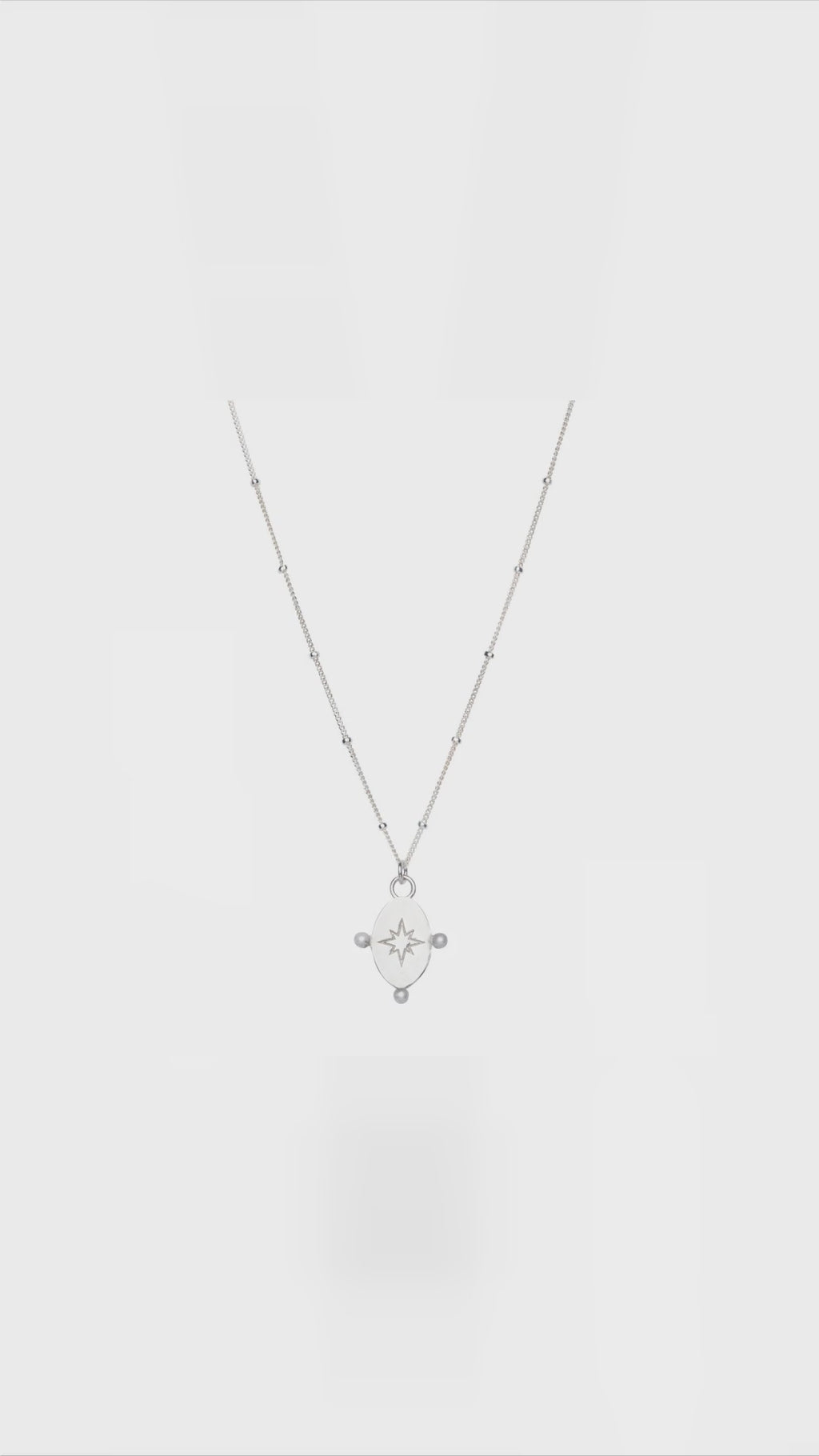 ✨ Shine with the Morning Star 925 silver by NewVintageByKriss. Non-allergic. Handmade in Estonia with recycled silver. 49 cm chain. Layer it or go solo. Jewelry Europe YoungFashion MadeInEurope https://nooredx.ee/products/morning-star-necklace-silver