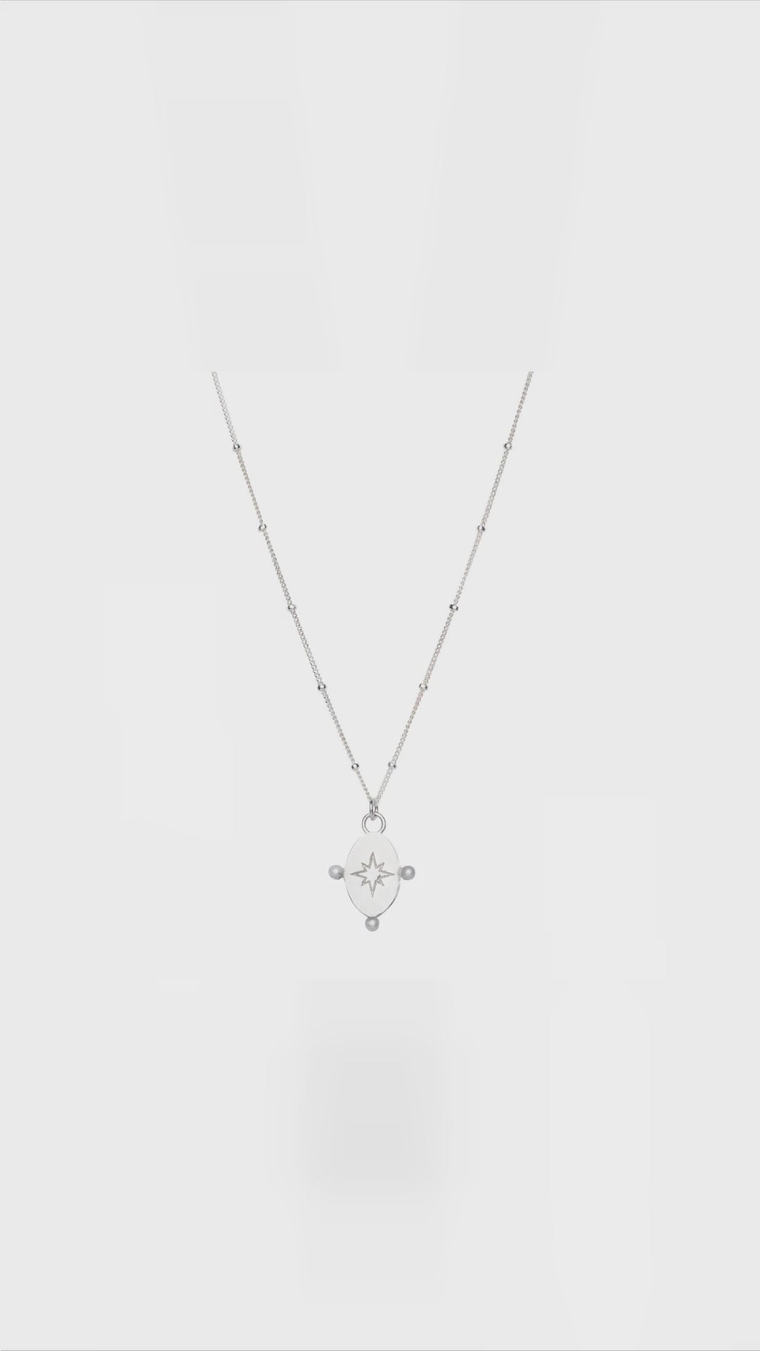 ✨ Shine with the Morning Star 925 silver by NewVintageByKriss. Non-allergic. Handmade in Estonia with recycled silver. 49 cm chain. Layer it or go solo. Jewelry Europe YoungFashion MadeInEurope https://nooredx.ee/products/morning-star-necklace-silver