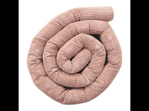 👶 Looking for nursery elegance and safety? Discover the MeowBaby Protective Roll Bumper! This powder pink wonder, crafted from soft corduroy, adapts effortlessly to any crib shape. Polish design meets baby-proof comfort. Why settle? Embrace style & safety where your baby dreams. Ready to transform their space? Tap the link in bio and explore more dreamy options. KidsCollection HomeDecor MeowBaby