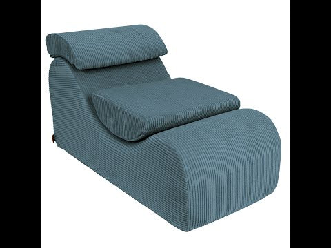 🌊 Ready to ride the wave of comfort? Introducing the Wave Lounger in Aesthetic Turquoise! Feel the unique S shape wrap you in ergonomic bliss. Perfect for your child's reading nook or a weekend movie marathon. With its removable headrest and adjustable footrest, it's all about versatile relaxation. The plush ribbed fabric makes it a sensory delight! Looking to shop? Jet over to the link in bio and make this stylish gem a part of your home. MeowBaby KidsFurniture EuropeanQuality