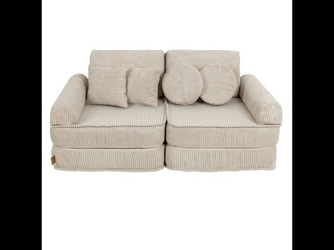 🇪🇺 Time for a room upgrade that's as flexible as your child's imagination? Parents, this sofa's got EuropeanQuality and modularmagic! How many ways can you transform this soft, ribbed wonder? 🤔 From tunnels to forts, it's a world of possibilities. Expertly crafted in Poland, it's perfect for any adventure! Let their imagination flow. See it expanded, lounged or reimagined—your call! Ready to make playtime stylishly cozy? Dive into creativity. 🌈 🛋️ Discover more about our bestseller: link in