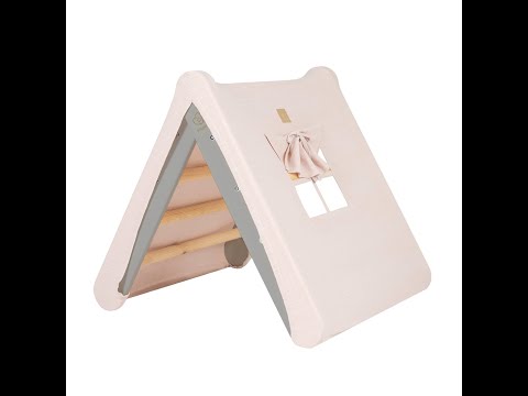 🎨 Ready for endless adventures? Transform playtime with our Grey Ladder House featuring a whimsical pink cover. Perfect for little dreamers and explorers. Crafted with love in the EU, this playhouse blends structured play with cozy charm. Soft fabrics meet sturdy ladders—where imagination and fun unite! Time to let creativity fly. Make your nursery or playroom magical. Discover more for your little ones today. Link in bio. MeowBaby KidsPlayhouse EuropeanCraft