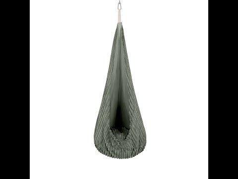 🌟 Upgrade your kid's space with the MeowBaby Cocoon Swing! 🍃 It's perfect for reading, relaxing, and turning their room into a cozy retreat. Soft corduroy, boho vibes. 🎠 🔗 Shop now: https://nooredx.eu/products/cocoon-swing-for-kids-churros-olive-sage-green MeowBaby KidsRoom CocoonSwing