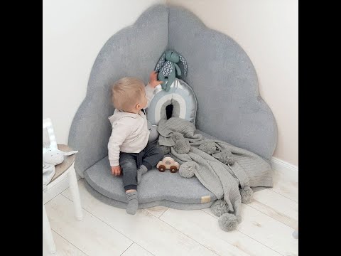 🌥️ Ready to elevate your child's playroom? Meet the MeowBaby Cloud Play Mat—where comfort meets creativity. Its light grey velvet invites endless adventures, whether it's reading time or a cozy setup in your favorite playroom corner. Foldable, portable, and perfect for indoor outings or garden picnics. This play mat is a must-have accessory for toddler fun and imagination. Ready to craft those dreamy play scenarios? Tap the link in bio. Safe play has never looked so chic. 🌙