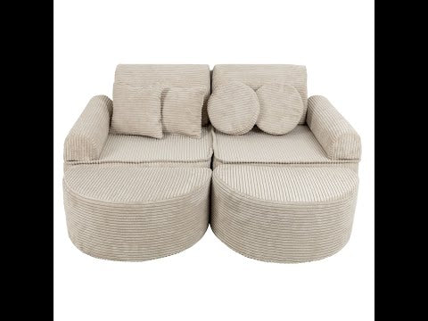 🛋️ Transform your child's space with MeowBaby's Medium Modular Sofa in Ecru. Perfect for play or relaxation, this versatile, lightweight design suits any room layout! 🎨 Check it out here 👉 https://nooredx.eu/products/medium-modular-sofa-for-kids-aesthetic-ecru-plus KidsFurniture HomeDecor YoungFashion Europe