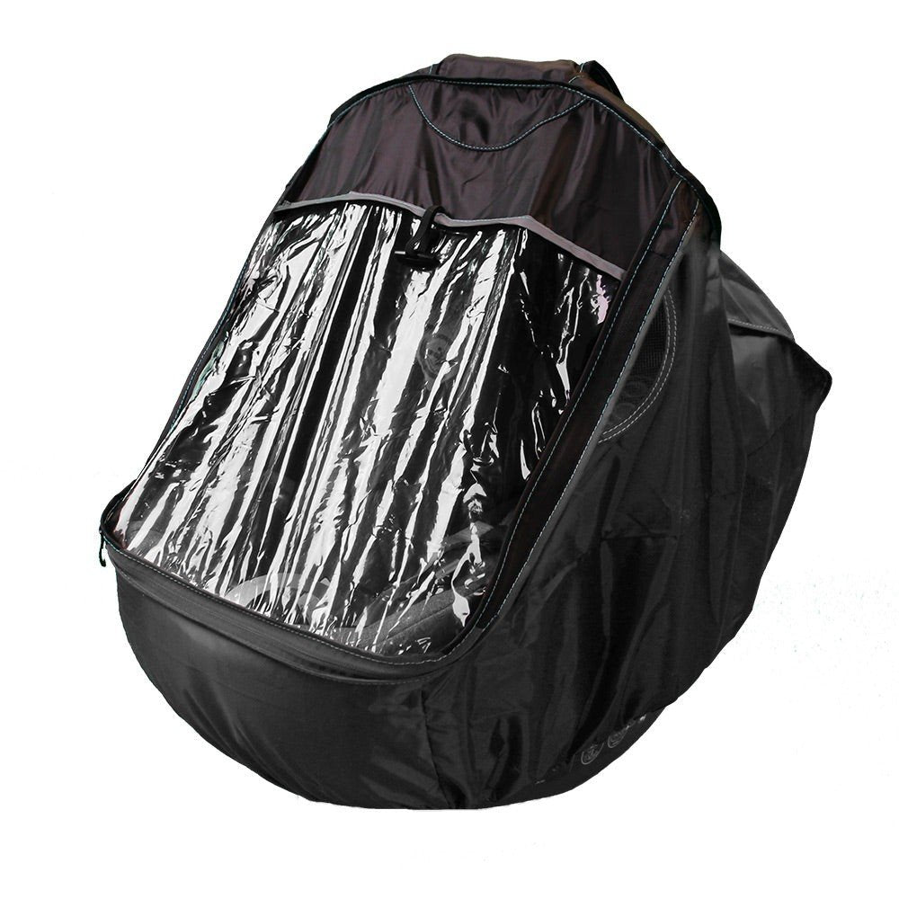 2. Ezimoov Ezi Rain Protect Cosy rain cover with transparent front panel on infant car seat for weather protection