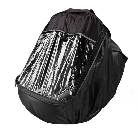 2. Ezimoov Ezi Rain Protect Cosy rain cover with transparent front panel on infant car seat for weather protection