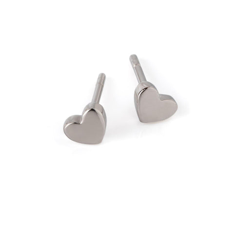2. MyaMoon shiny heart earrings in classic silver plating, highlighting timeless elegance and sophisticated design, crafted from 925 silver