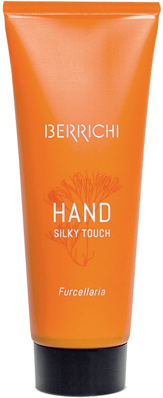 3. Berrichi Silky Hand Cream HAND 75ml tube featuring furcellaria and silky touch label