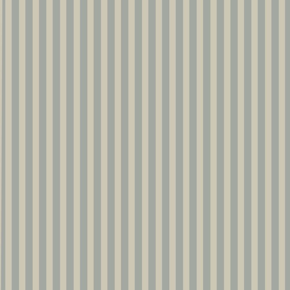 4. Close-up of beige and blue striped wallpaper pattern by Dekornik