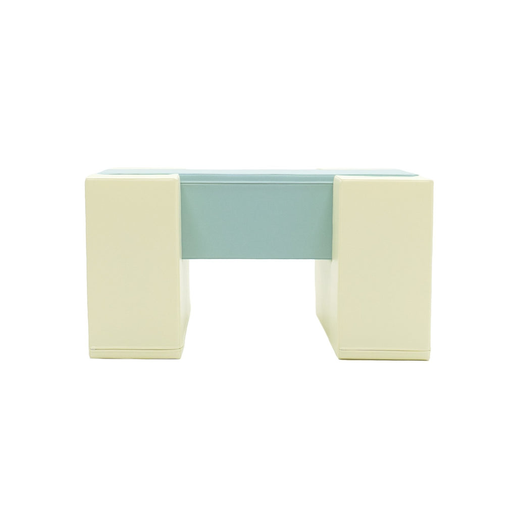2. IGLU Soft Play Balance Bridge in light pastel colors shown from front on white background