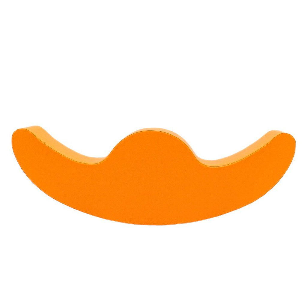 2. Orange IGLU Soft Play Double Rocker Buddy on white background