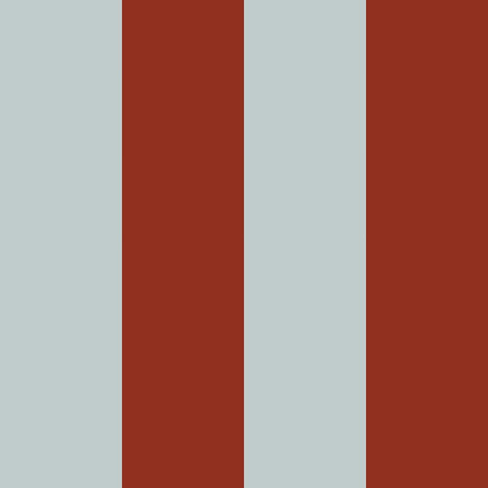 2. Close-up of Dekornik blue and dark red striped wallpaper pattern on matte paper