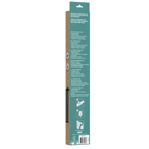 2. Back view of Ezimoov EZI SUN ROLLER packaging with instructions