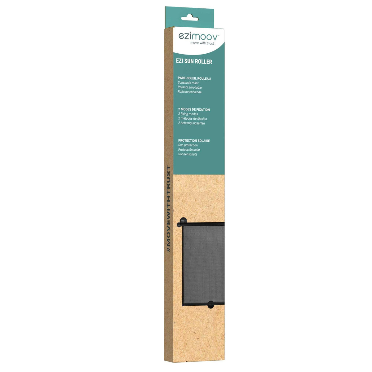 2. Ezimoov EZI SUN ROLLER packaging with product details and branding