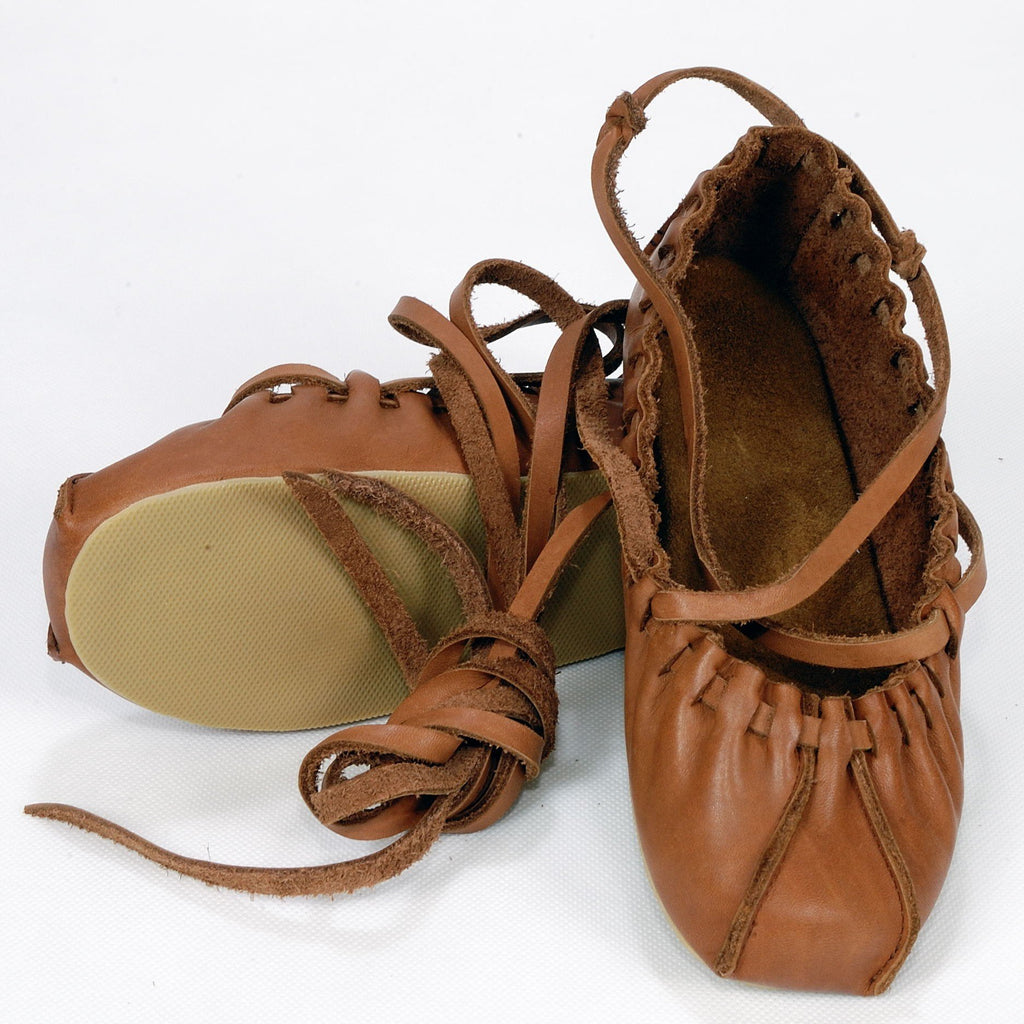 5. Close-up of Omaking upgraded tied dancing shoes showing soft latex insole and durable rubber outsole