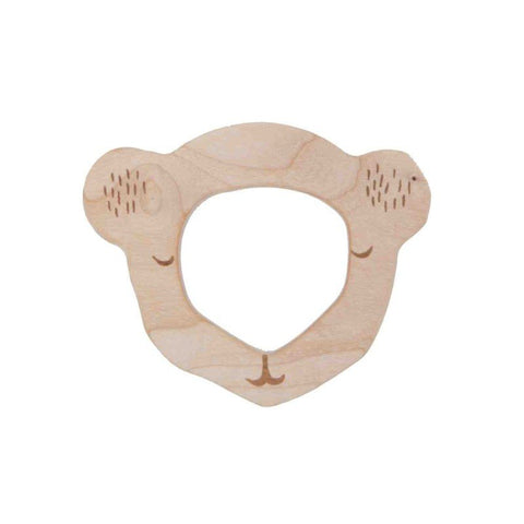 1. Wooden Story koala-shaped wooden teether made from natural maple wood, shown on a white background
